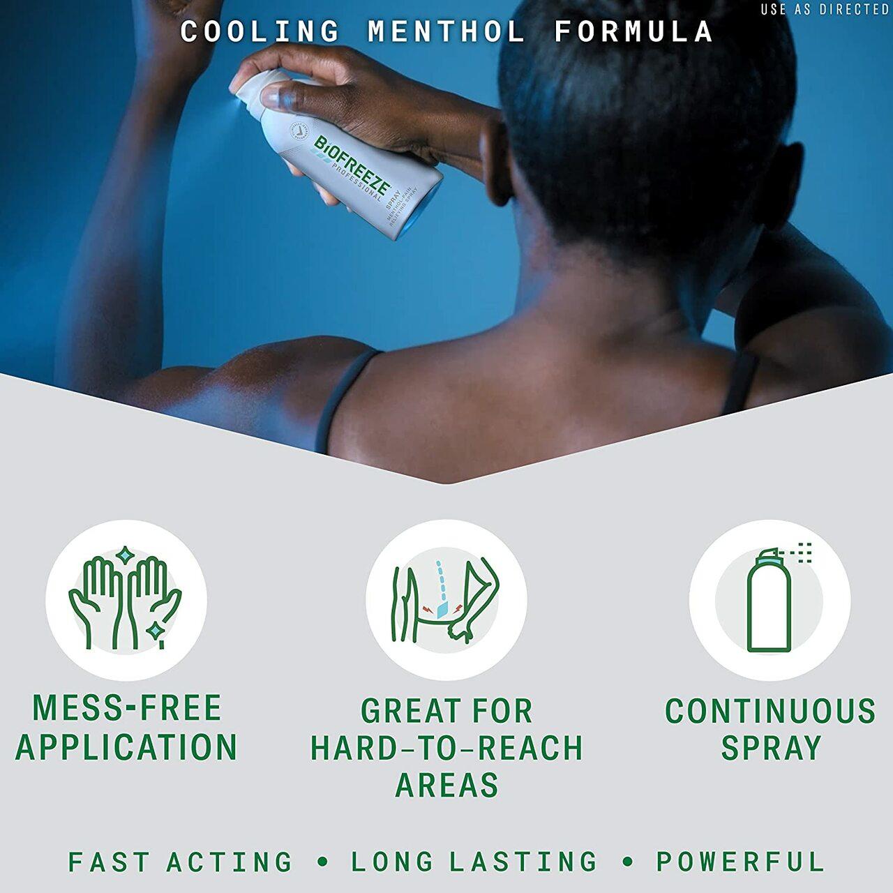 Biofreeze Professional Pain Relief Gel, 4 oz Spray