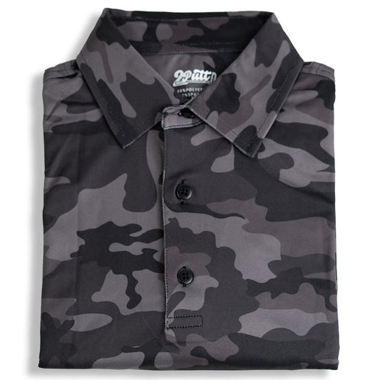 Black Camo Men's Polo