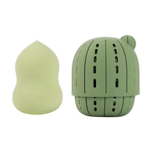 Desert Sage | Blend & Wander Makeup Sponge with Cactus Case