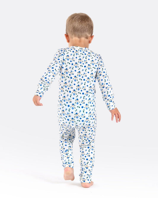 Blueberry Romper Bamboo Pajamas