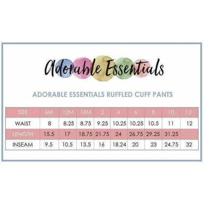 Girls Ruffled Icing Pants