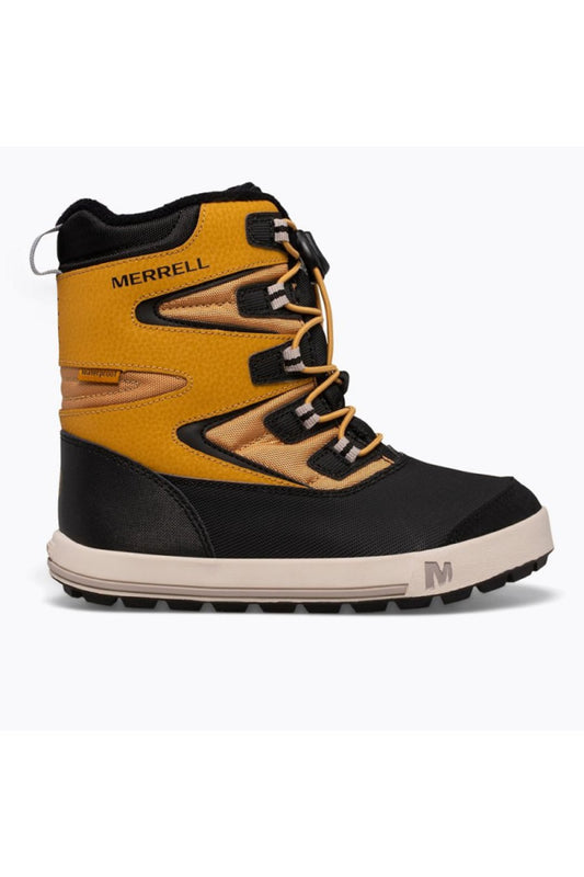 Boys Merrell Snow Bank 3.0 Waterproof Boots in Wheat