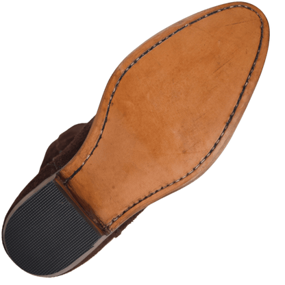 Brown Leather Victorian Ankle Boots