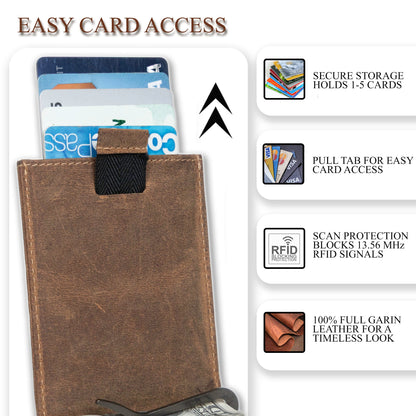 Leather Money Clip Bifold