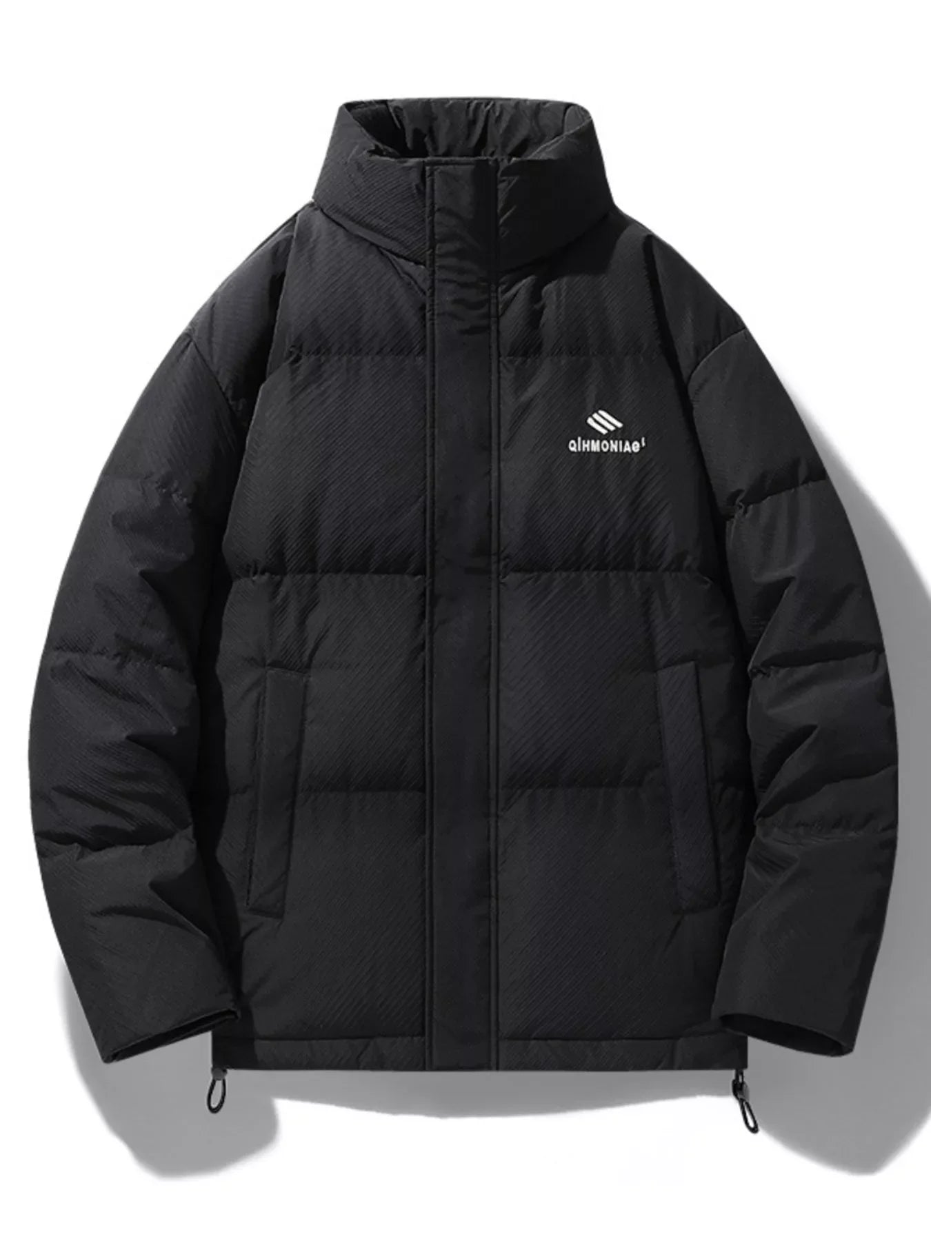Men's Plus Size Zip Up Padded Puffer Jacket