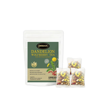 Dandelion And Goji Berry Tea In Individually Wrapped Portions