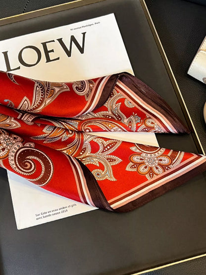 Vintage Paisley Silk Scarf
