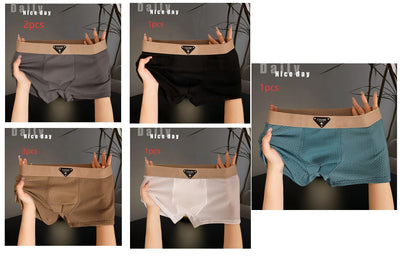 Men's Ice Silk Underwear Fashion Sport Boxer