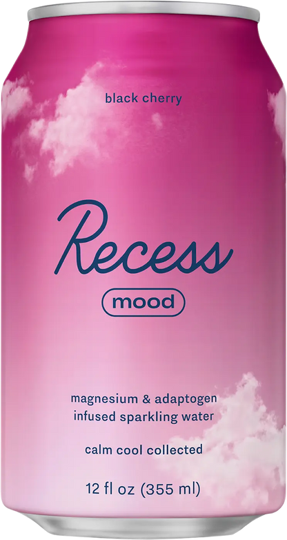 Recess - Sparkling Water Black Cherry Magnsm - Case Of 12-12 fl oz