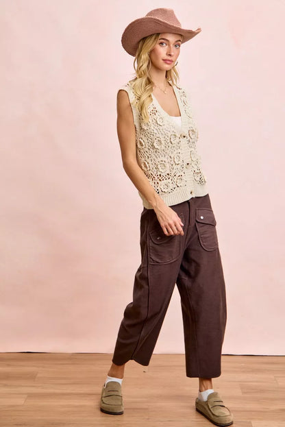 BiBi Washed Terry Pants with Pockets
