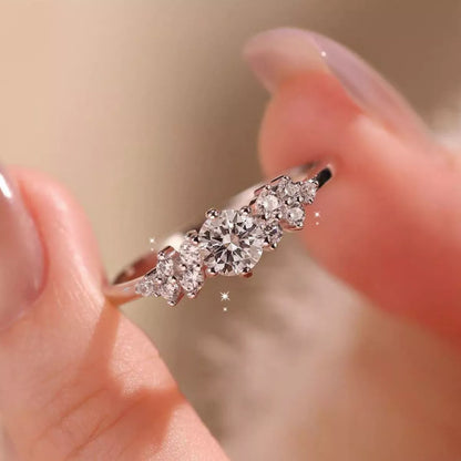 2 Carat Moissanite 925 Sterling Silver Ring