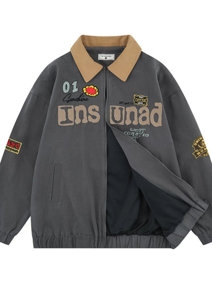 Men's Zip Up Long Sleeve Jacket
