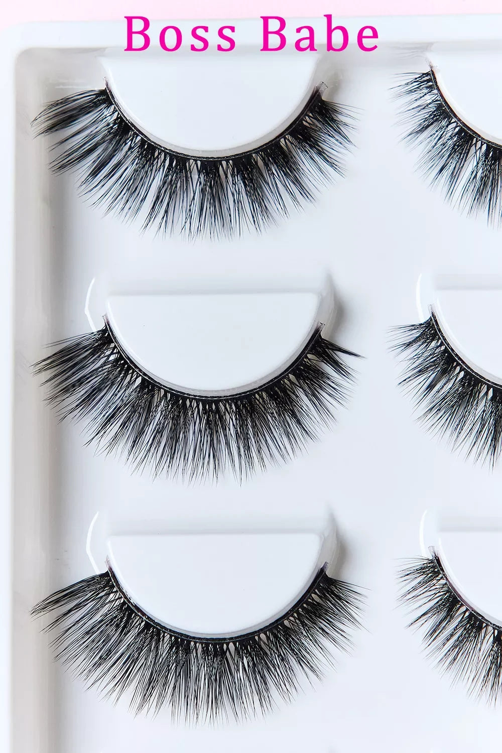 SO PINK BEAUTY Faux Mink Eyelashes 5 Pairs