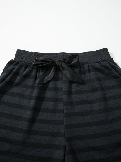 Long Sleeve Top and Shorts Two Piece Set