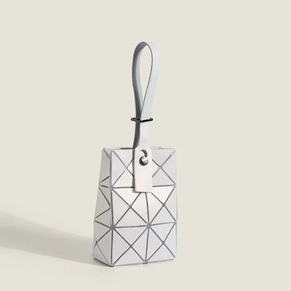 Geometric Panel Foldable Handbag