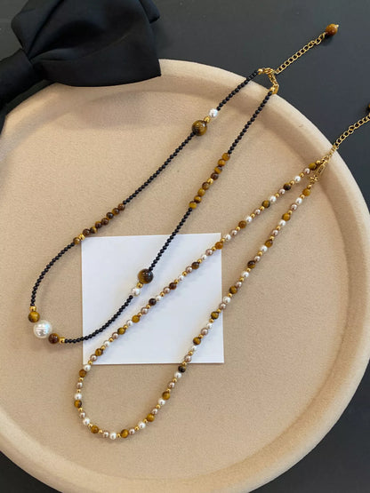 Tiger Eye Adjustable Necklace