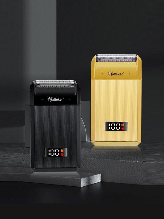 Portable Electric Foil Shaver with LED Display
