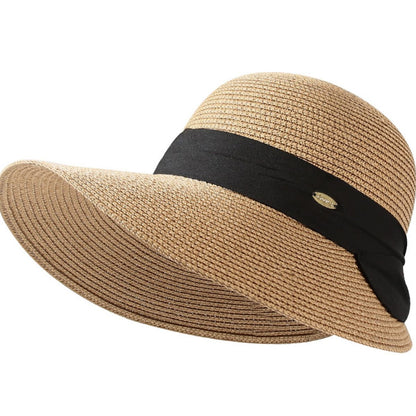 Wide Brim Straw Sun Hat