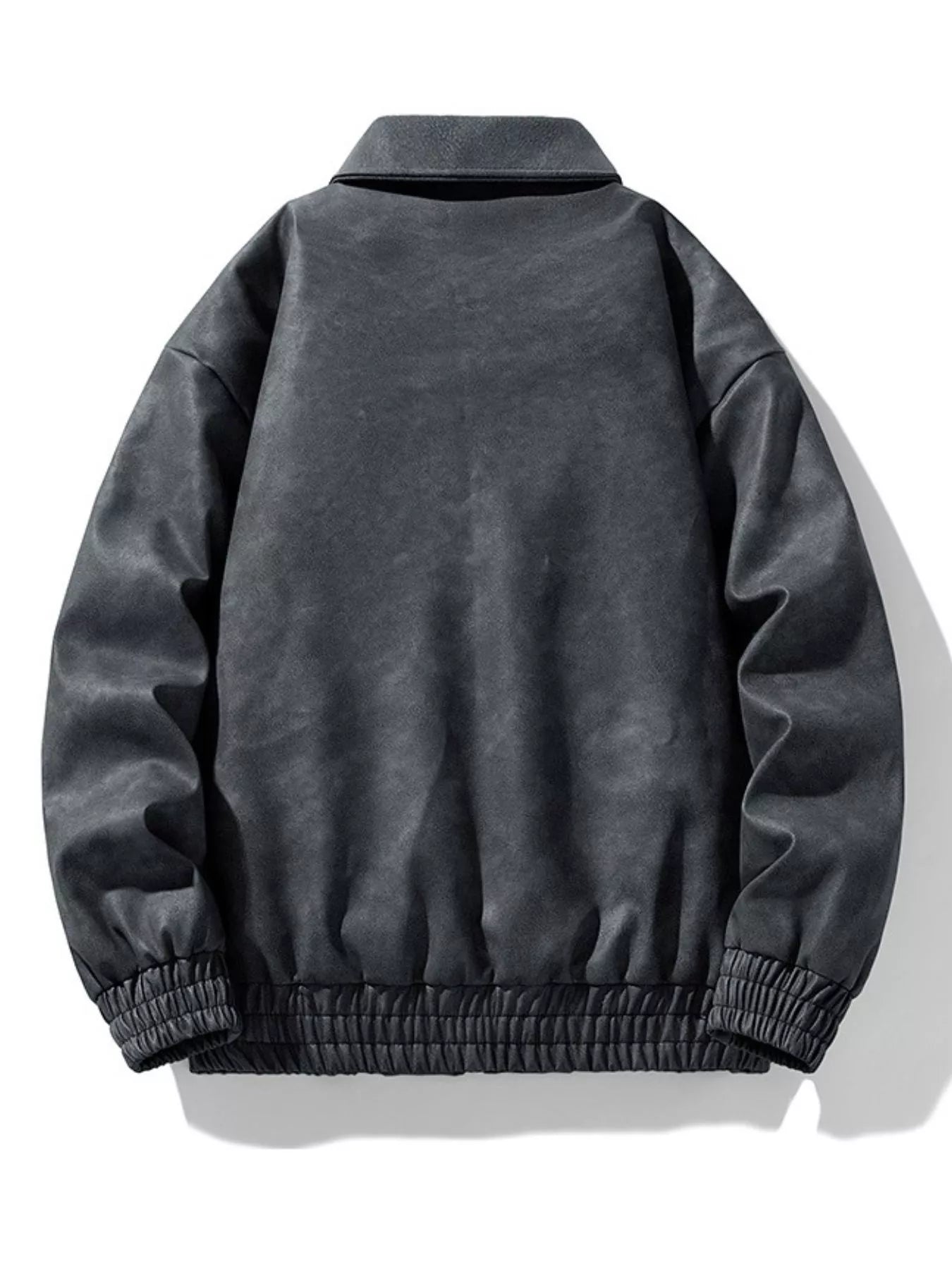Men's Plus Size Zip Up Long Sleeve Jacket