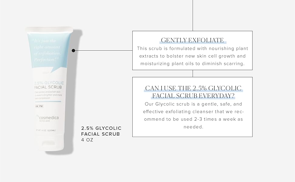 2.5% Glycolic Facial Scrub