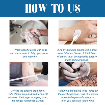 South Moon Tattoo Numbing Cream, Cleansing Moisturizing And Repairing Removing Tattoo Marks Skin Care Cream