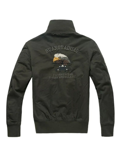 Men's Plus Size Zip Up Long Sleeve Jacket