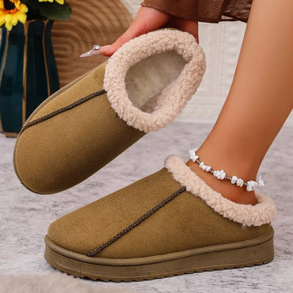 Cozy Plush Lined Clog Slippers