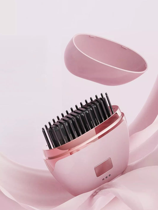 Portable Heated Hair Straightening Comb