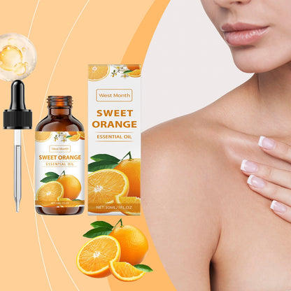 West Month Orange Soothing Care Essential Oil, Gently Hydrates, Moisturizes And Nourishes Delicate Skin. Plant Essential Oil
