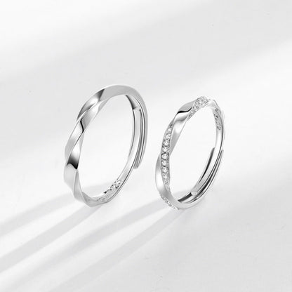 925 Sterling Silver Zircon Ring