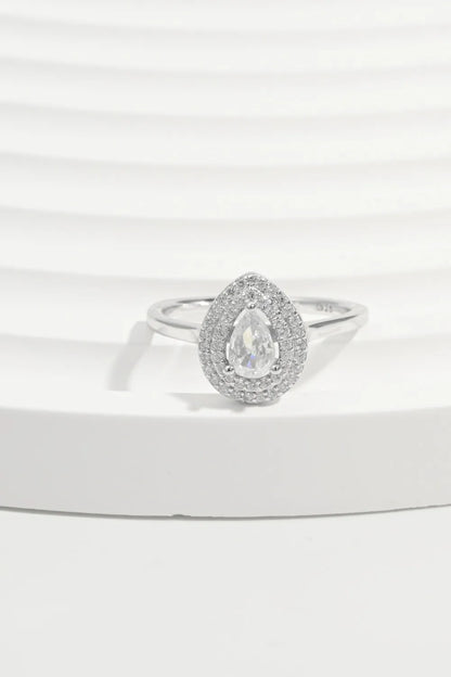 925 Sterling Silver Inland Zircon Ring