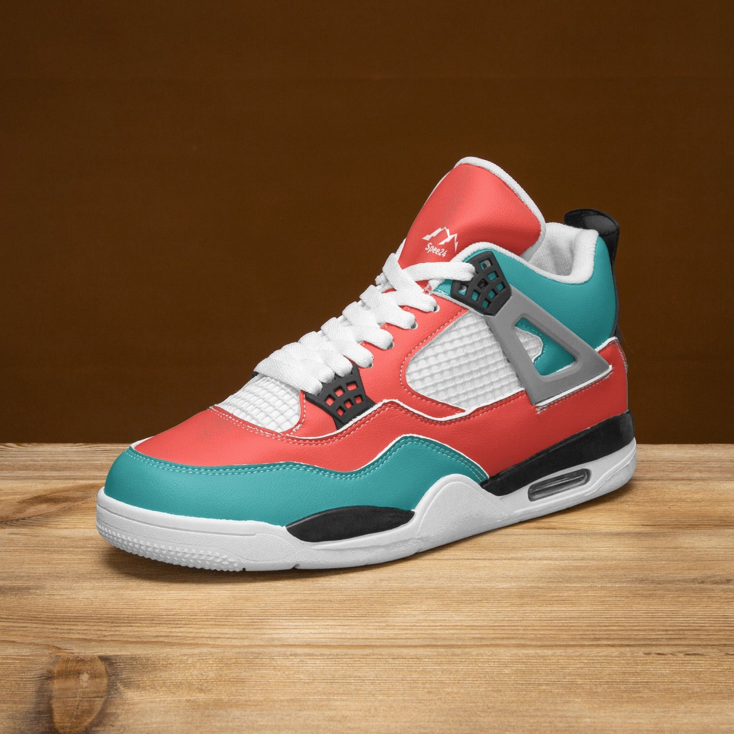SHO-003W-24 Air Jordan Basketball Sneakers -White Sole
