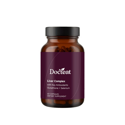 Liver Support Supplement with Milk Thistle Glutathione Selenium Dandelion Artichoke Choline Detox Wellness Capsules