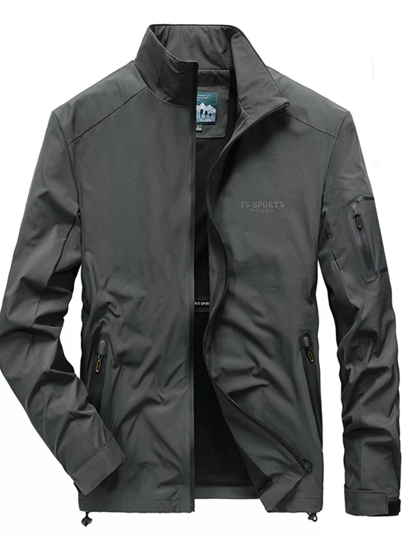 Men's Plus Size Lightweight Zip Up Jacket