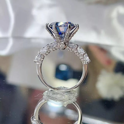 5 Carat Moissanite 6-Prong 925 Sterling Silver Ring