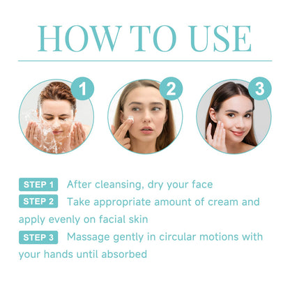 OUHOE Instantly Anti-Wrinkle Cream, Deep Moisturizing Facial For Smoothing Fine Lines