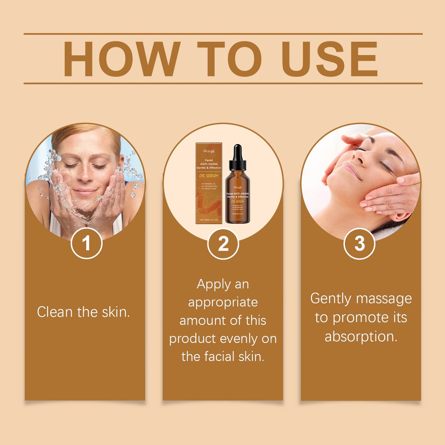 Hoygi Facial Essence, Moisturizing And Gentle Formula Moisturizing And Nourishing Facial Daily Skin Care Essence