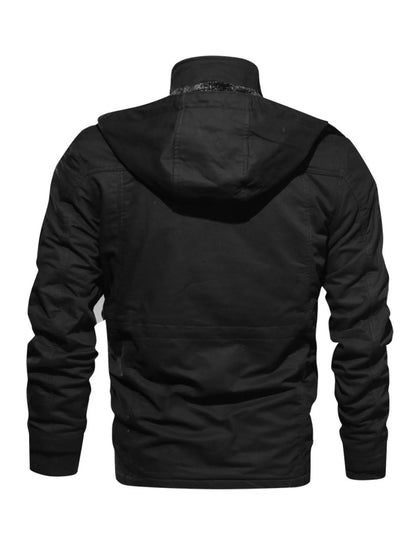 Men's Plus Size Zip Up Warm Winter Coat
