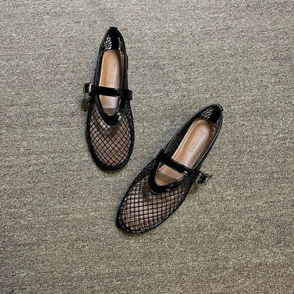 Round Toe Flats Slip-Ons