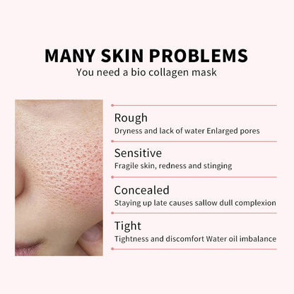 Bio Collagen Face Mask, 4-Pack