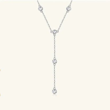 1.1 Carat Moissanite 925 Sterling Silver Necklace