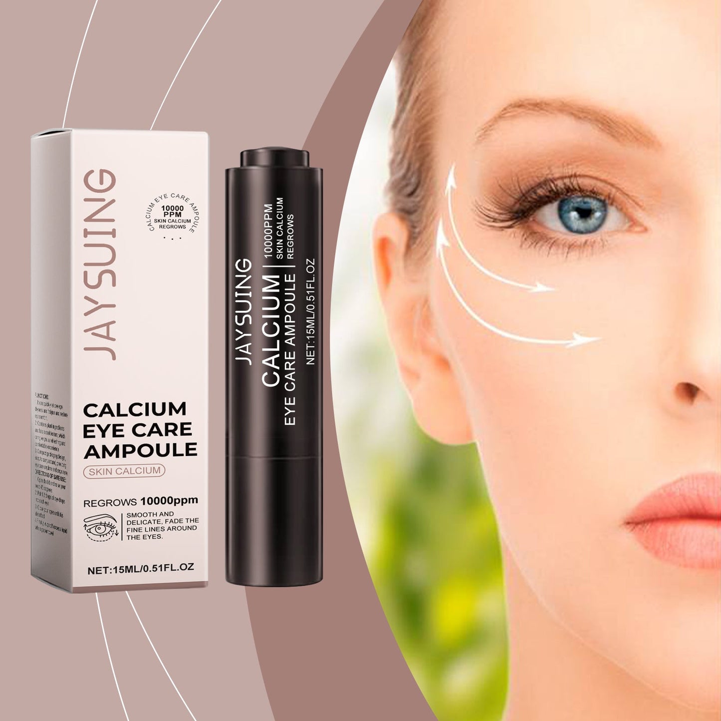Jaysuing Eye Care Ampoule, Moisturizing And Firming Eye Skin Massage Serum