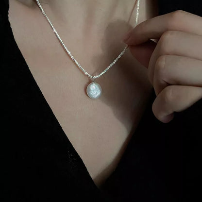 925 Sterling Silver Pearl Necklace