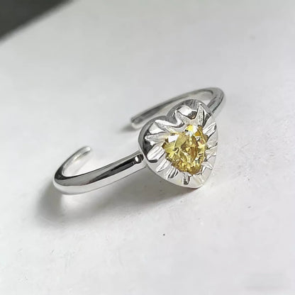 Heart-Shaped Open Ring