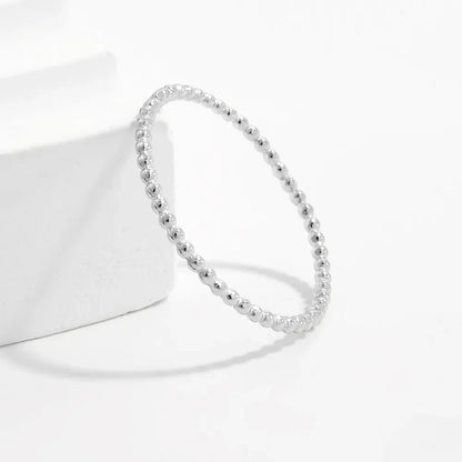 925 Sterling Silver Bead Ring