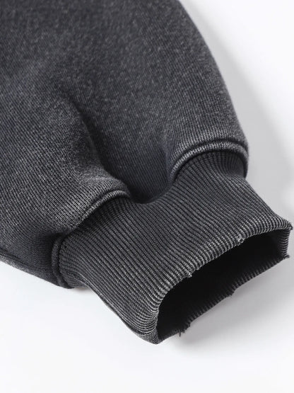 Men's Zip-Up Long Sleeve Hooded Jacket