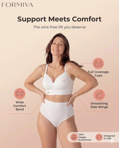 Supportive Comfort Wireless Shaping Bra