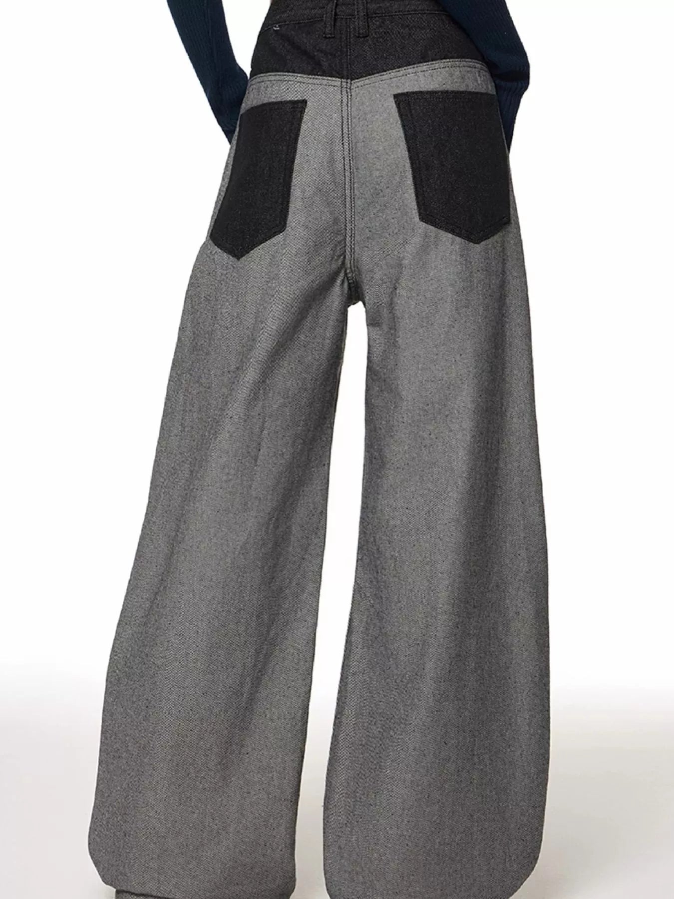 Men's Full Size Wide Leg Button-Fly Jeans Plus Size
