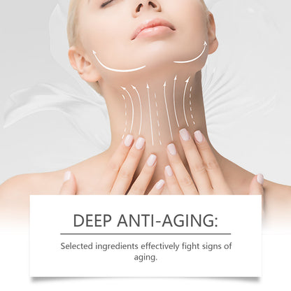 Hoygi Neck Cream Neck Massage Treatment Gently Nourishes Neck Skin Elastic Moisturizing Skin Care Moisturizing Neck Cream