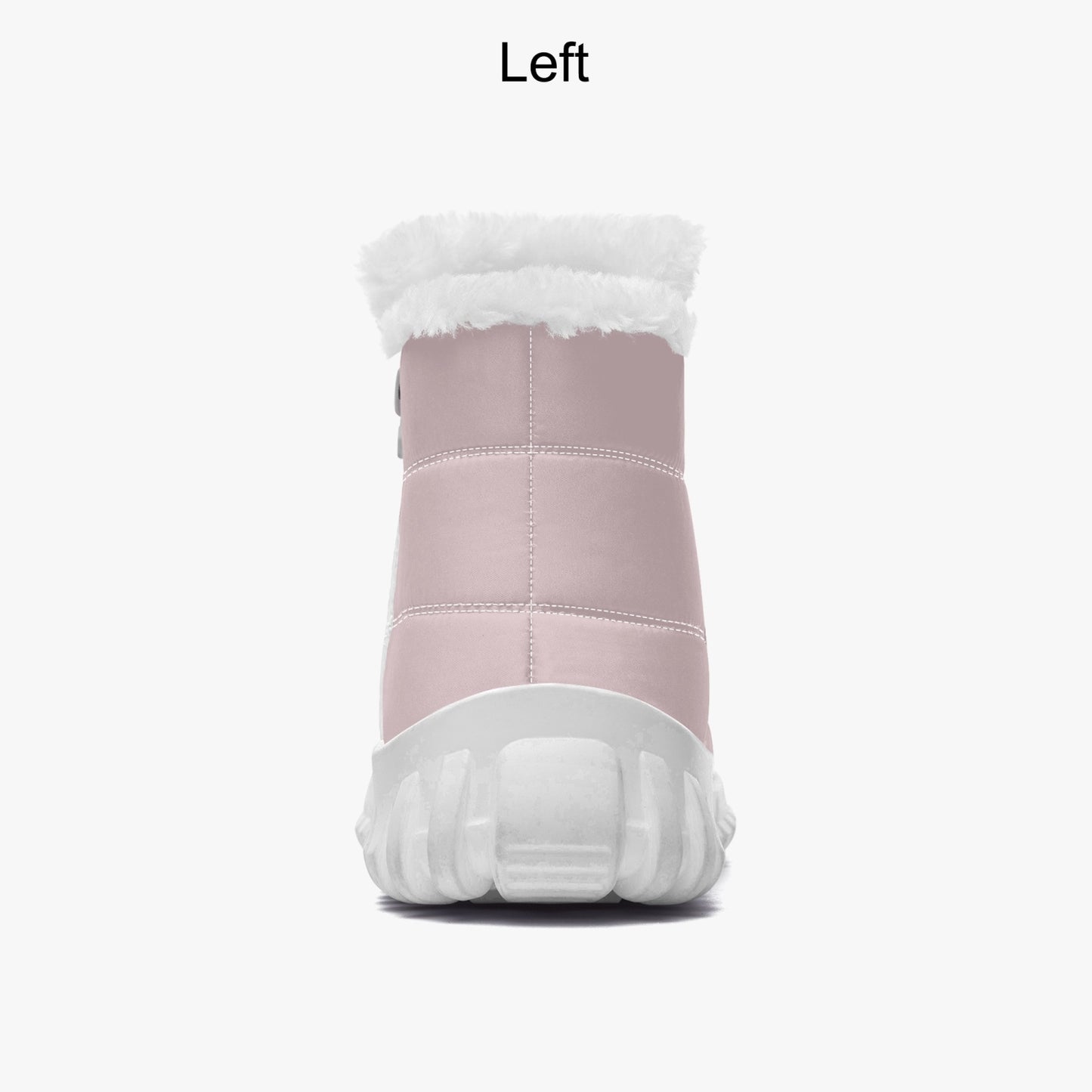 SHO-024PPL-24 Fur Zip Up Boots